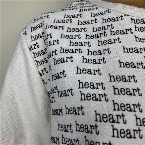 Make It Good Organic Heart Printed Shirt Med - Picture 9 of 11